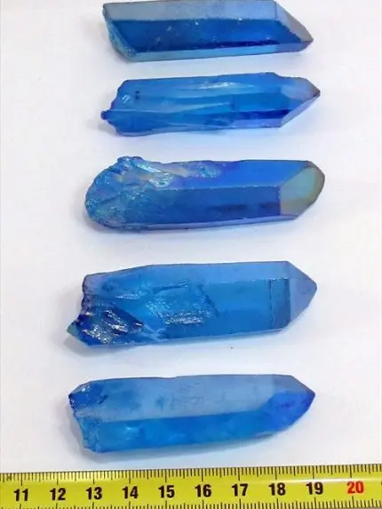 Aqua Aura obesek - POLIRANI KRISTAL