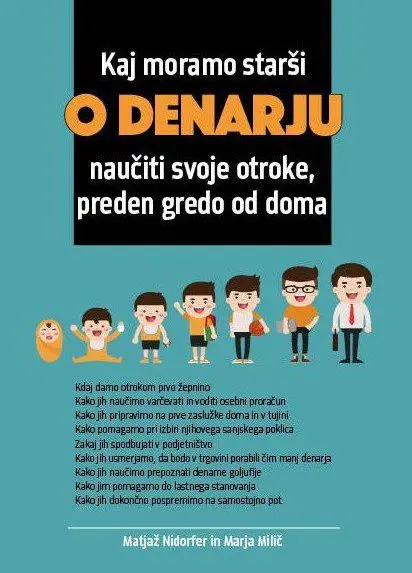 Kaj moramo starši naučiti otroke o denarju, preden gredo od doma