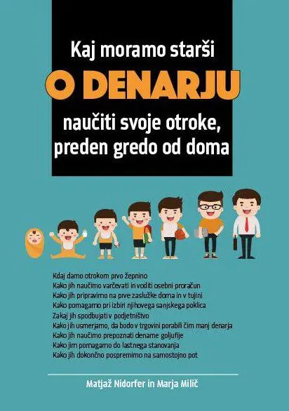 Kaj moramo starši naučiti otroke o denarju, preden gredo od doma