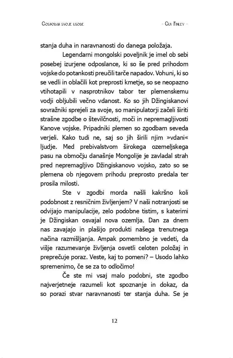 Gospodar svoje usode: 12 korakov za svetlo prihodnost - slika 7