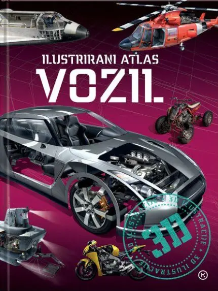 Ilustrirani atlas vozil (3D ilustracije)