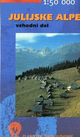 Julijske Alpe - vzhodni del 1:50 000