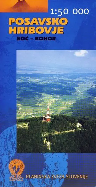 Posavsko hribovje - Vzhodni del - Boč, Bohor - 1:50 000