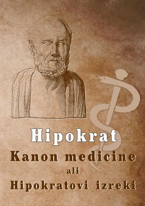 Kanon medicine ali Hipokratovi izreki - slika 2
