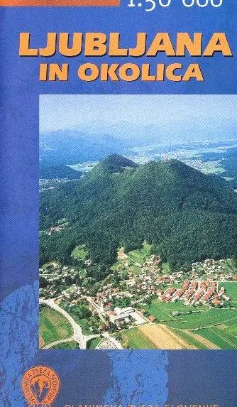Ljubljana in okolica 1:50 000