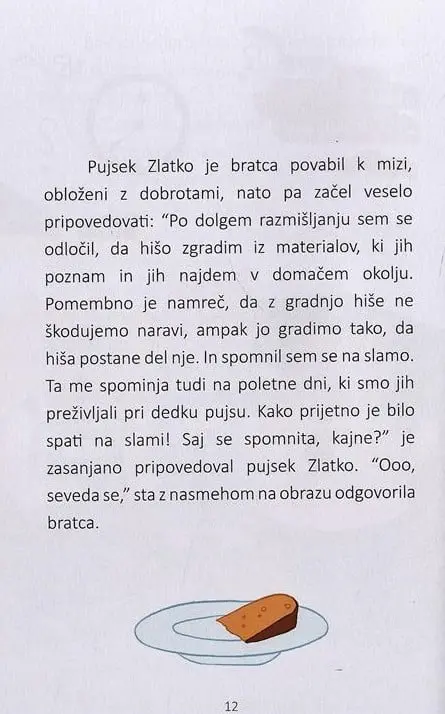 O pujsku, ki je zgradil hišico iz slame - slika 5