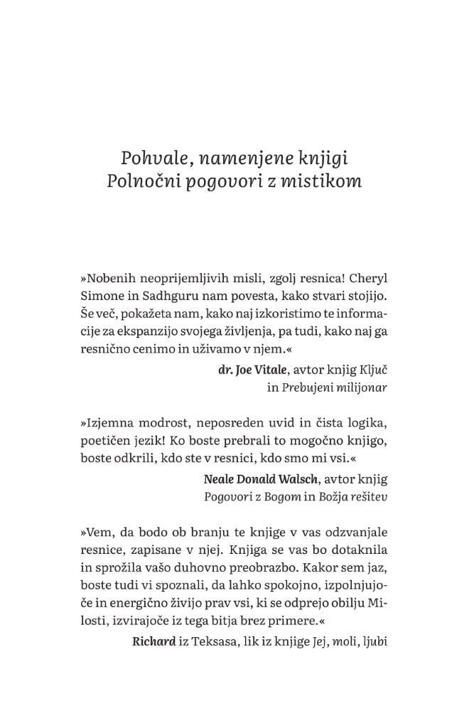 Polnočni pogovori z mistikom - slika 2