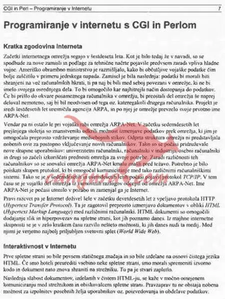 CGI in Perl - Programiranje v internetu - slika 6