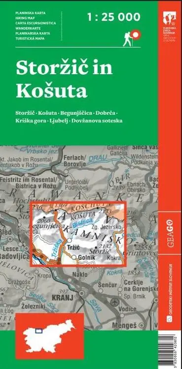 Storžič in Košuta - 1 : 25.000 - slika 8
