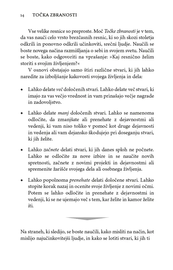 Točka zbranosti - Preizkušen sistem, kako poenostavite svoje življenje, podvojite svojo učinkovitost in dosežete vse svoje cilje - slika 11