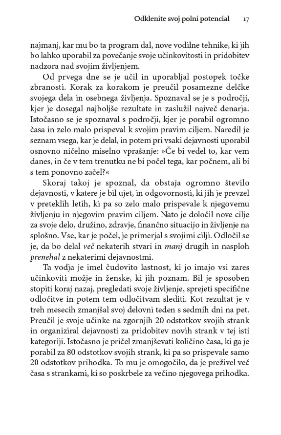 Točka zbranosti - Preizkušen sistem, kako poenostavite svoje življenje, podvojite svojo učinkovitost in dosežete vse svoje cilje - slika 14