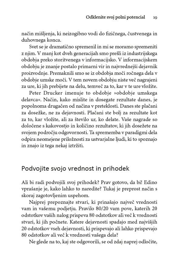 Točka zbranosti - Preizkušen sistem, kako poenostavite svoje življenje, podvojite svojo učinkovitost in dosežete vse svoje cilje - slika 16