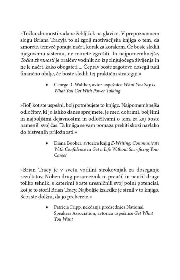 Točka zbranosti - Preizkušen sistem, kako poenostavite svoje življenje, podvojite svojo učinkovitost in dosežete vse svoje cilje - slika 3