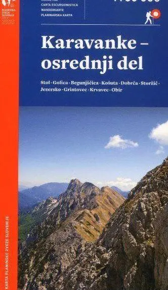 Karavanke osrednji del – 1 : 50.000 (Nova)