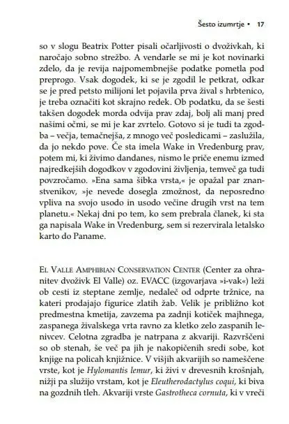 Šesto izumrtje: Nenaravna zgodovina - slika 11