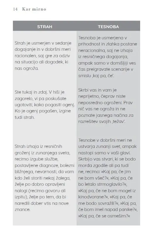 Kar mirno: Preverjene tehnike za zaustavljanje tesnobe - slika 11
