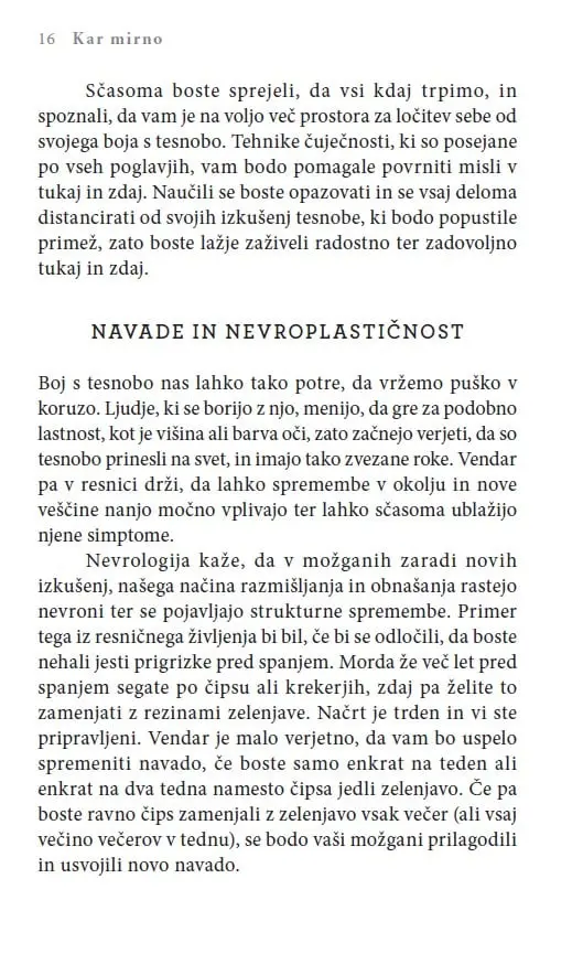 Kar mirno: Preverjene tehnike za zaustavljanje tesnobe - slika 28