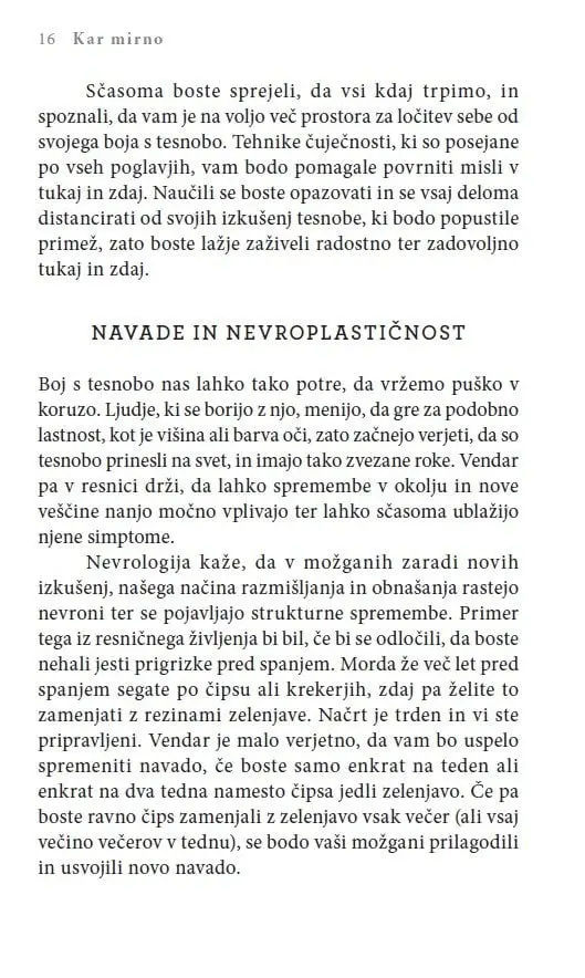 Kar mirno: Preverjene tehnike za zaustavljanje tesnobe - slika 13