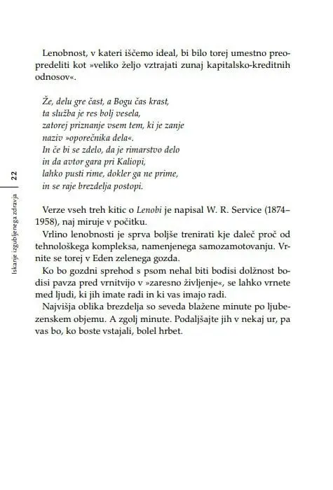 Iskanje izgubljenega zdravja: za vse, ki bi se radi ognili belih halj, belih receptov, belih laži, bele žene in črnih misli - slika 17