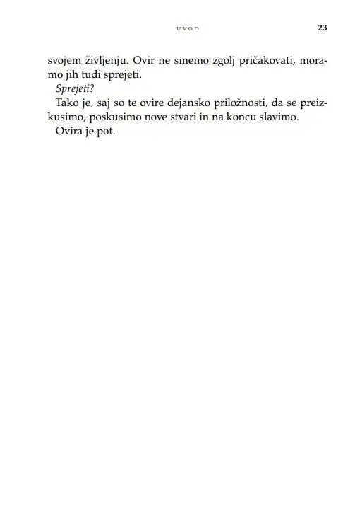 Ovira je pot - slika 19
