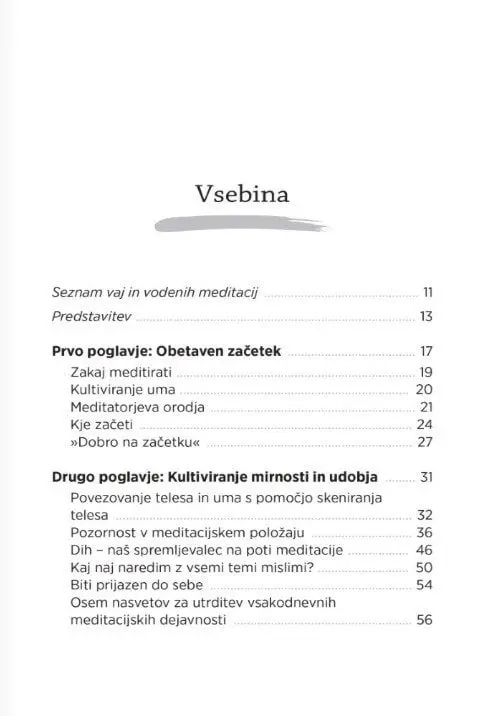 Meditacija - Spoznajte svoj um - slika 2