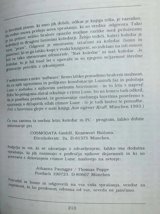 Vse ob pravem času - Uporaba luninega koledarja v vsakdanjem življenju - slika 13