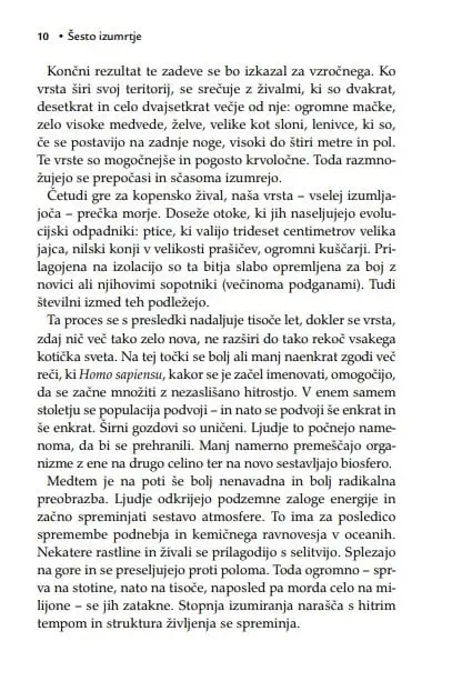Šesto izumrtje: Nenaravna zgodovina - slika 25