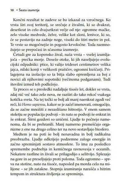 Šesto izumrtje: Nenaravna zgodovina - slika 4