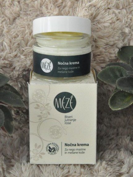 Nočna krema za nego mastne in mešane kože - 30ml