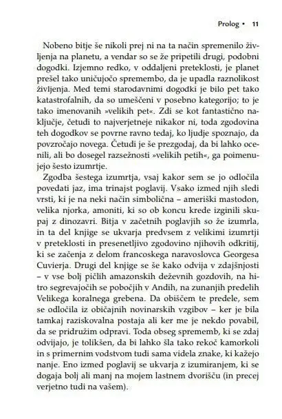 Šesto izumrtje: Nenaravna zgodovina - slika 5
