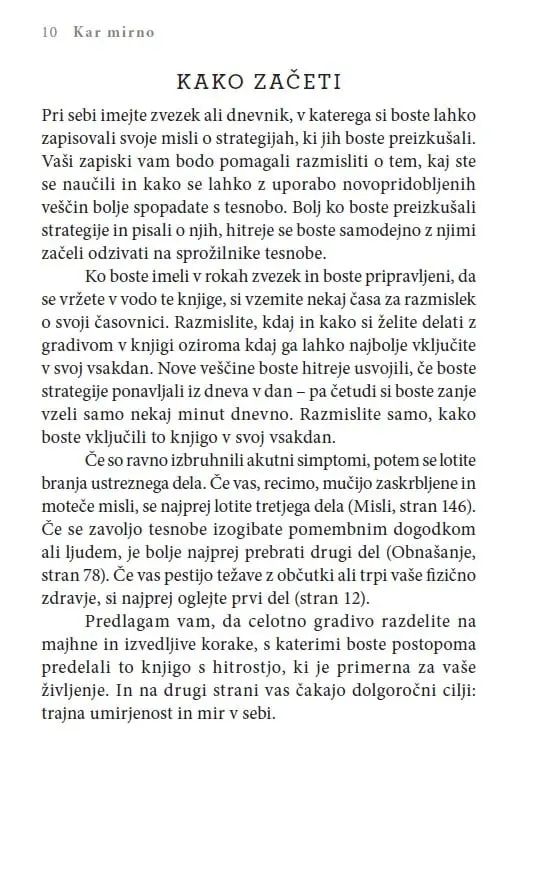 Kar mirno: Preverjene tehnike za zaustavljanje tesnobe - slika 22