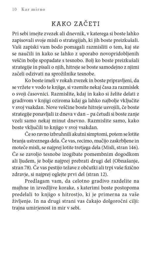Kar mirno: Preverjene tehnike za zaustavljanje tesnobe - slika 7