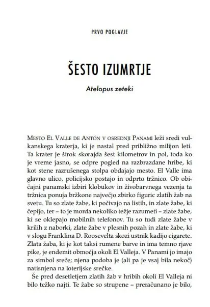 Šesto izumrtje: Nenaravna zgodovina - slika 28