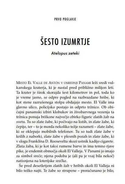 Šesto izumrtje: Nenaravna zgodovina - slika 7