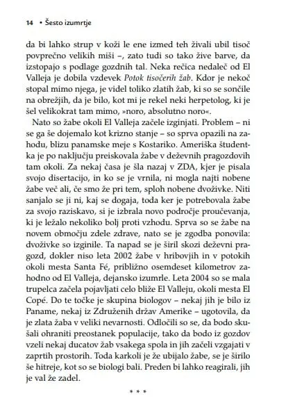 Šesto izumrtje: Nenaravna zgodovina - slika 29