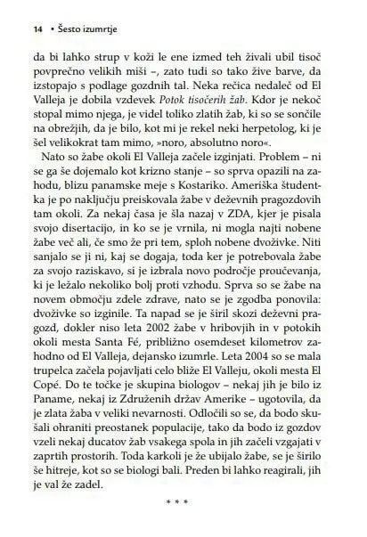 Šesto izumrtje: Nenaravna zgodovina - slika 8