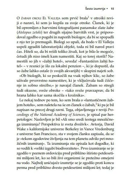 Šesto izumrtje: Nenaravna zgodovina - slika 9