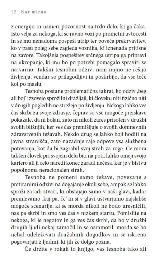 Kar mirno: Preverjene tehnike za zaustavljanje tesnobe - slika 24