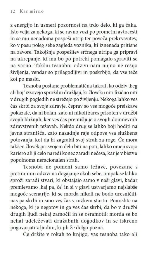 Kar mirno: Preverjene tehnike za zaustavljanje tesnobe - slika 9