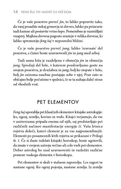 Feng Šuj: 101 nasvet za vaš dom - slika 10