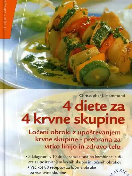 4 diete za 4 krvne skupine – Christopher J. Hammond, Knjigarna Cangura
