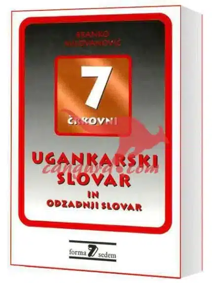 7 Črkovni Ugankarski slovar in odzadnji slovar, Knjigarna Cangura