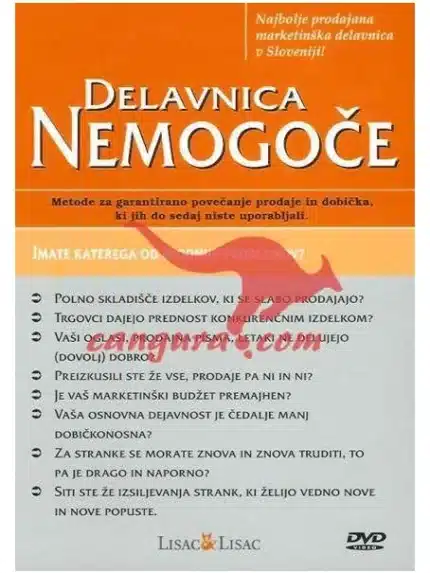 Delavnica Nemogoče 2.1 - DVD – Miha Blažič, Knjigarna Cangura