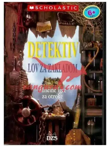 Detektiv - Lov za zakladom - Miselne igre za otroke - DVD – Jean Marzollo, Knjigarna Cangura
