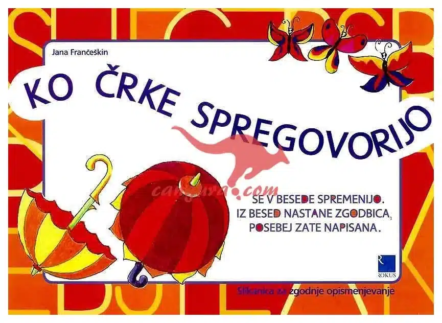 ko-crke-spregovorijo Ko črke Spregovorijo, Knjigarna Cangura