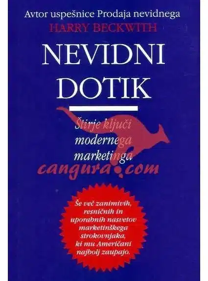 Nevidni dotik - Štirje ključi modernega marketinga – Erling Kagge, Knjigarna Cangura