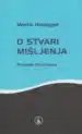 O stvari mišljenja – Martin Heidegger, Knjigarna Cangura