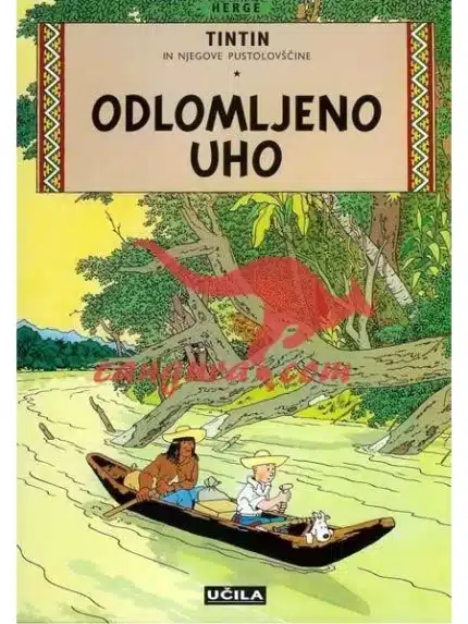 Odlomljeno uho - Tintin in njegove pustolovščine, Knjigarna Cangura