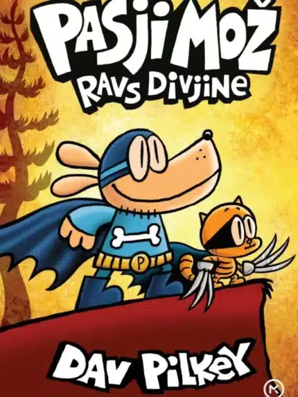 Pasji mož: Ravs divjine – Dav Pilkey, Knjigarna Cangura