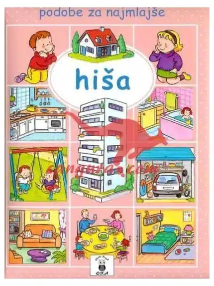 Podobe za najmlajše - Hiša, Knjigarna Cangura